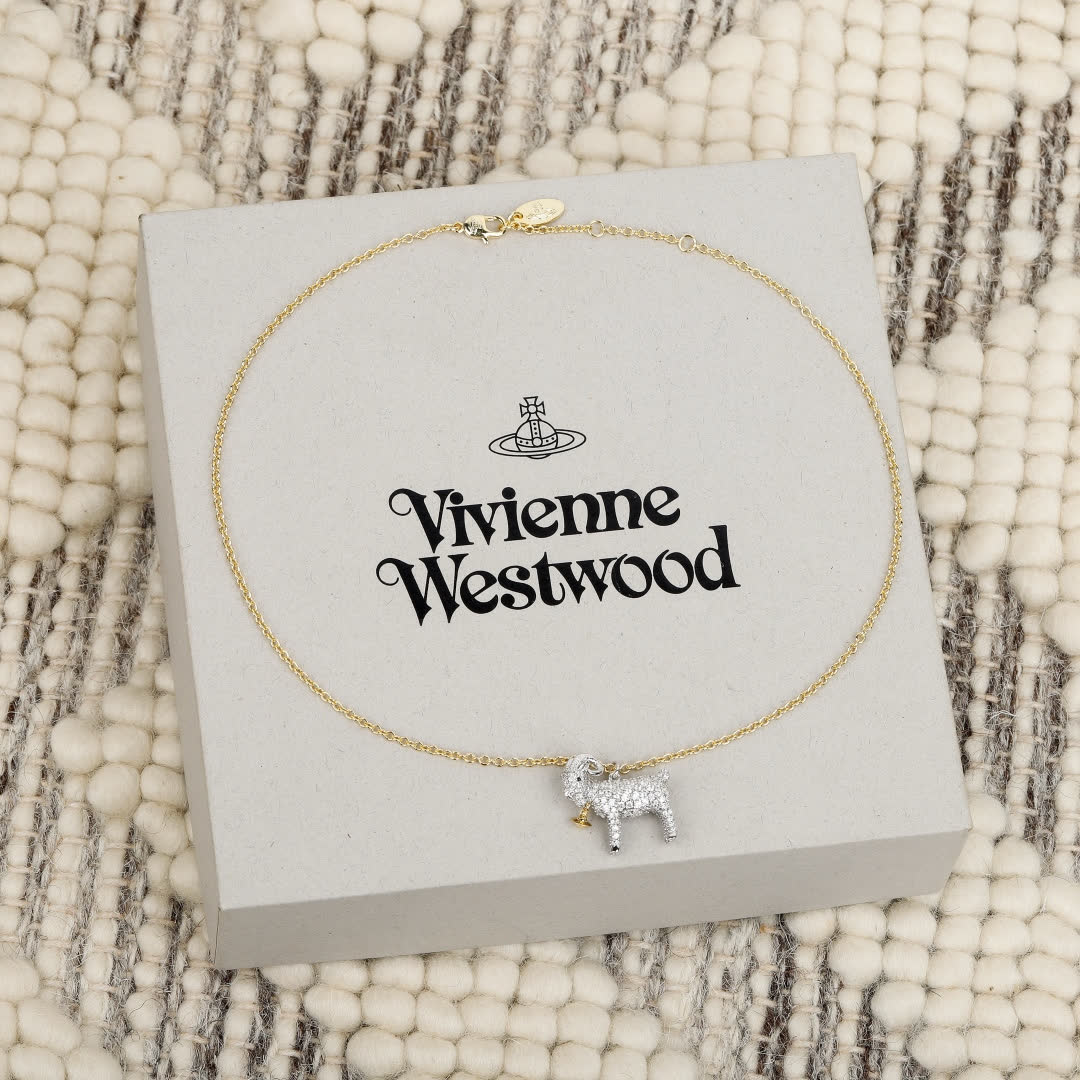 Vivienne Westwood Gold Chain with Sheep Charm